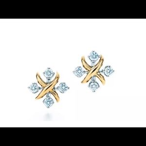Tiffany & Co Schlumberger 18k Diamond Earring